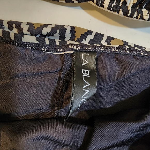 LA BLANCA 2 piece swimmer bikini set Fits M/L - Picture 9 of 13